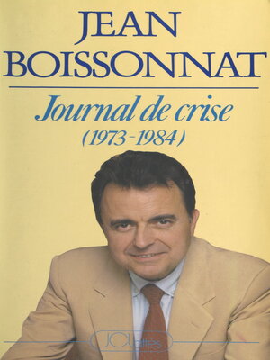 cover image of Journal de crise (1973-1984)